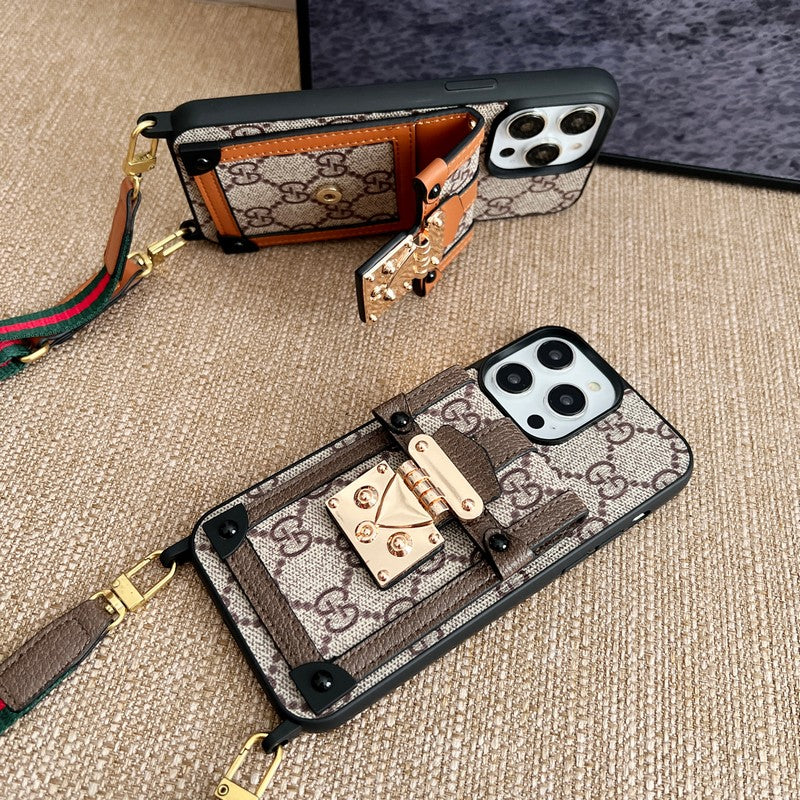 GG Card Bag Chain Classic iPhone Case - Iphonecasehouse