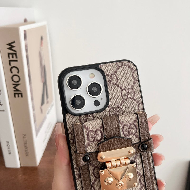 GG Card Bag Chain Classic iPhone Case - Iphonecasehouse