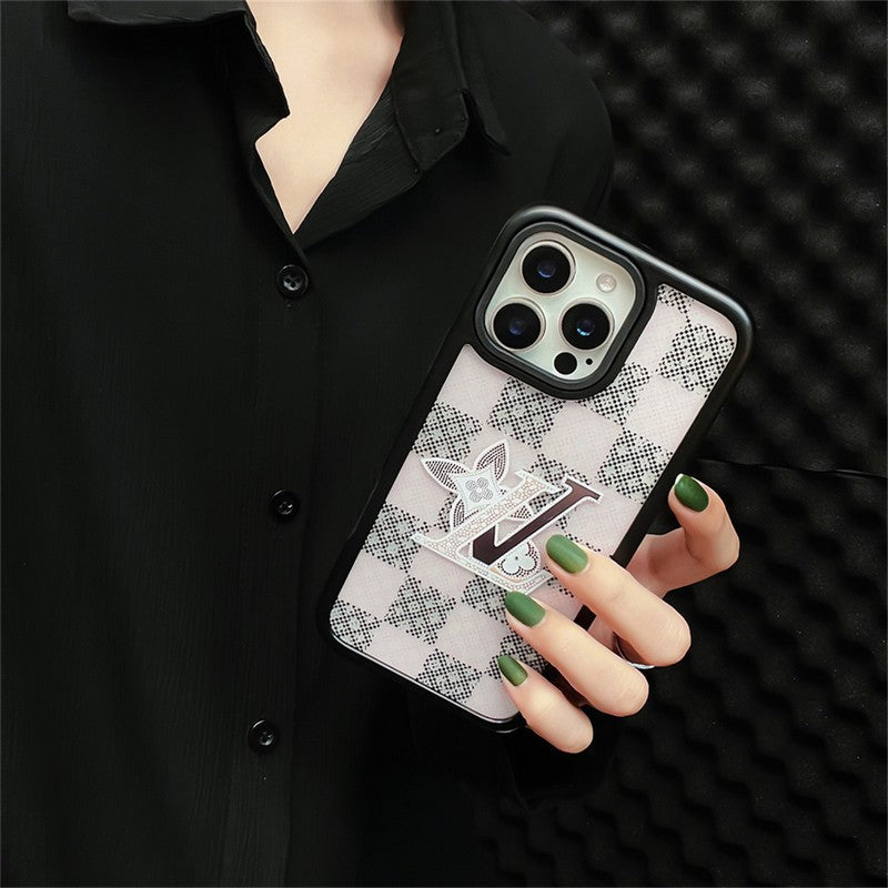 Lou Black Corner iPhone Case - Iphonecasehouse
