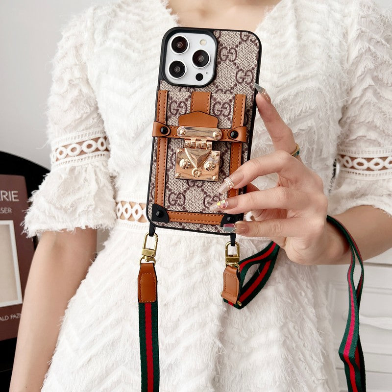 GG Card Bag Chain Classic iPhone Case - Iphonecasehouse