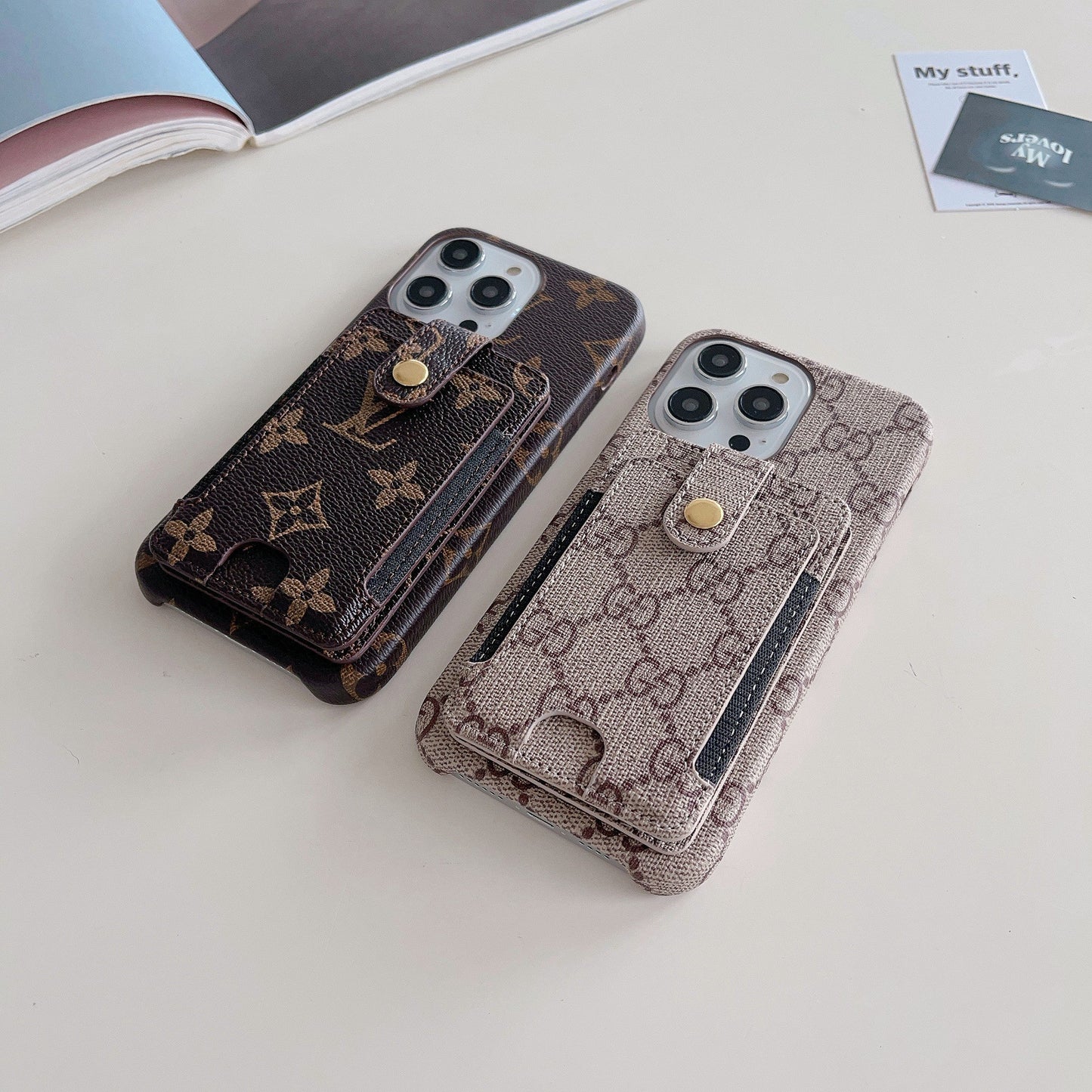 GG Card Holder iPhone Case - Iphonecasehouse