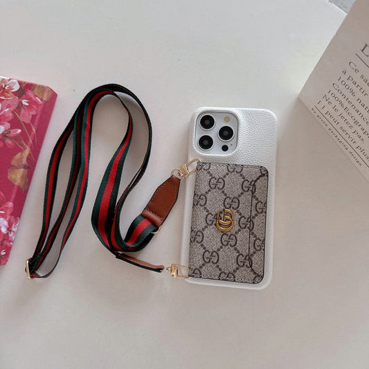 GG Card Bag Crossbody Classic iPhone Case - Iphonecasehouse