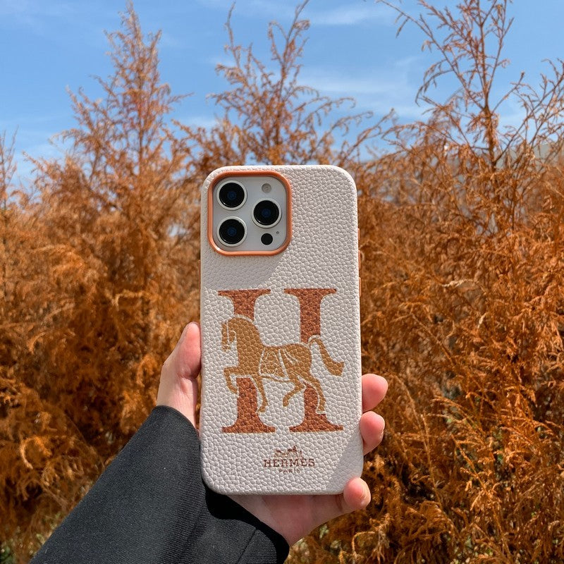 Herm Leather iPhone Case - Iphonecasehouse
