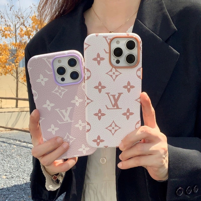 Lou Leather iPhone Case - Iphonecasehouse