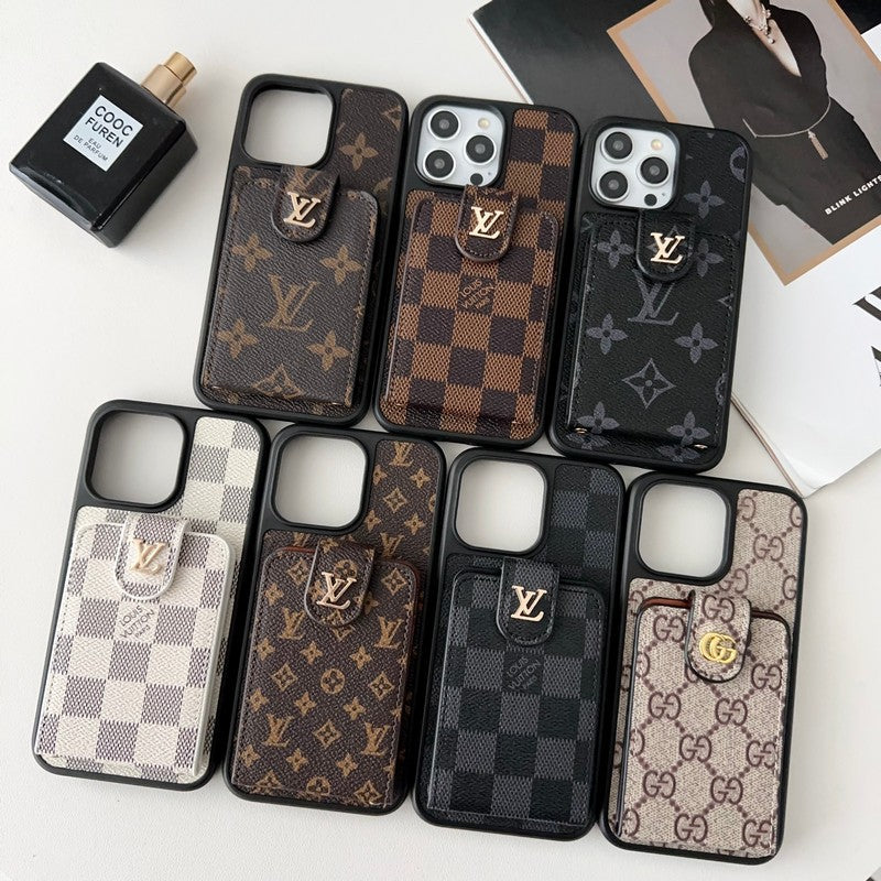 Lou Classic Card Bag iPhone Case - Iphonecasehouse