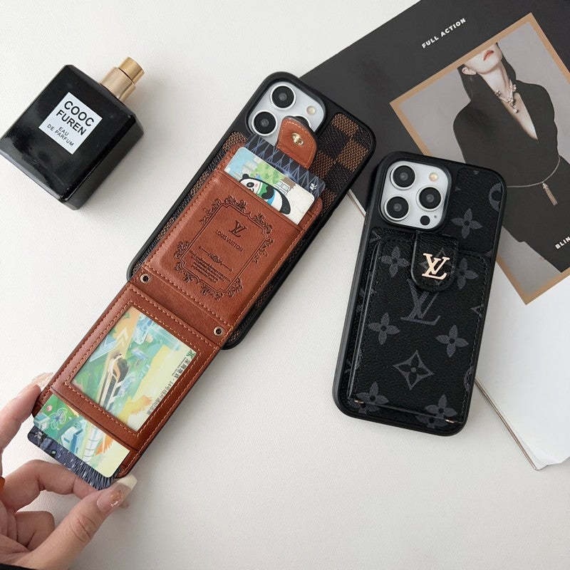 Lou Classic Card Bag iPhone Case - Iphonecasehouse