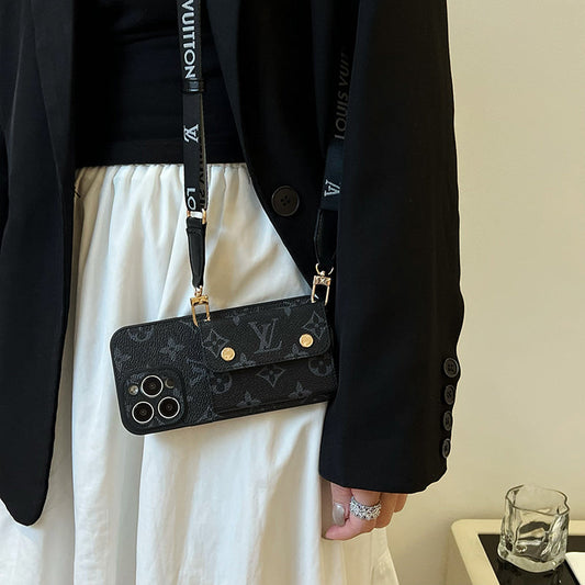 Lou Card Bag Chain Black iPhone Case - Iphonecasehouse