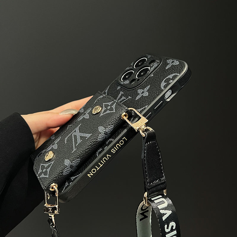 Lou Card Bag Chain Black iPhone Case - Iphonecasehouse