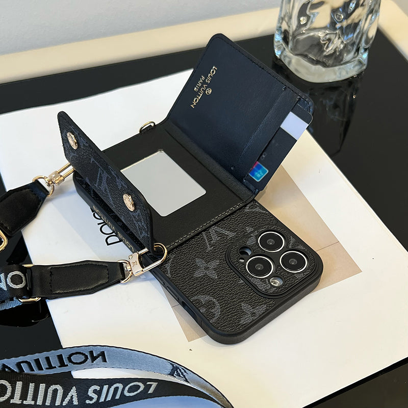 Lou Card Bag Chain Black iPhone Case - Iphonecasehouse