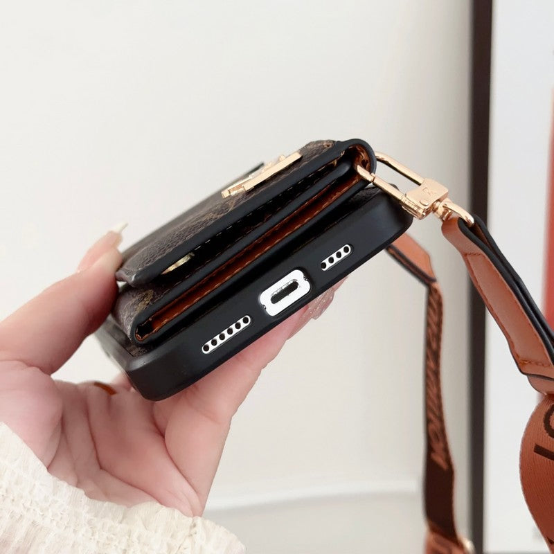Lou Side Card Bag Crossbody Chain iPhone Case - Iphonecasehouse