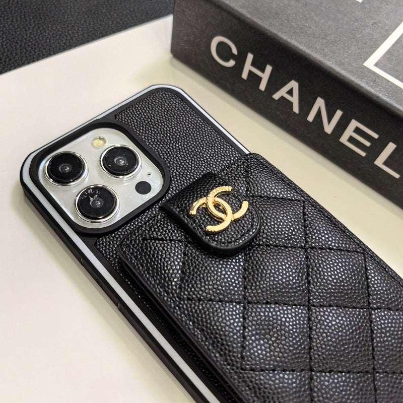 C.C Crossbody Leather iPhone Case - Iphonecasehouse