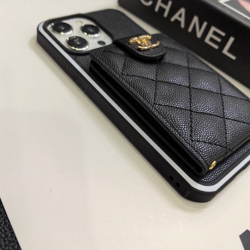 C.C Crossbody Leather iPhone Case - Iphonecasehouse