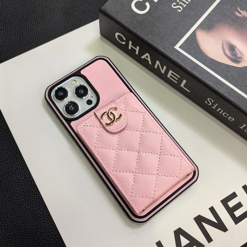 C.C Crossbody Leather iPhone Case - Iphonecasehouse