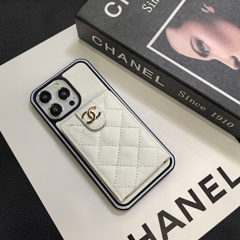 C.C Crossbody Leather iPhone Case - Iphonecasehouse