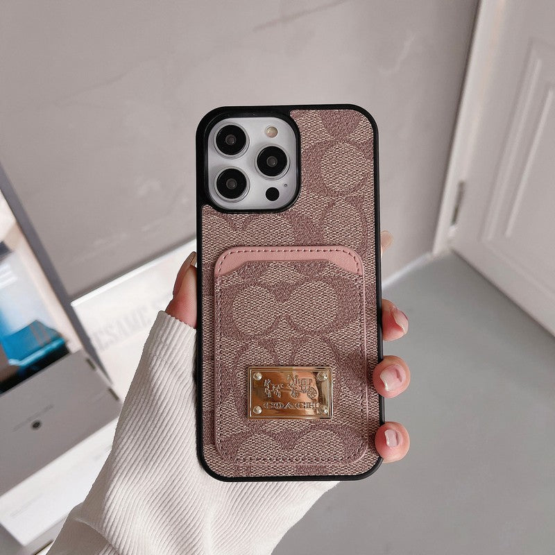 Coa Card Bag Leather iPhone Case - Iphonecasehouse