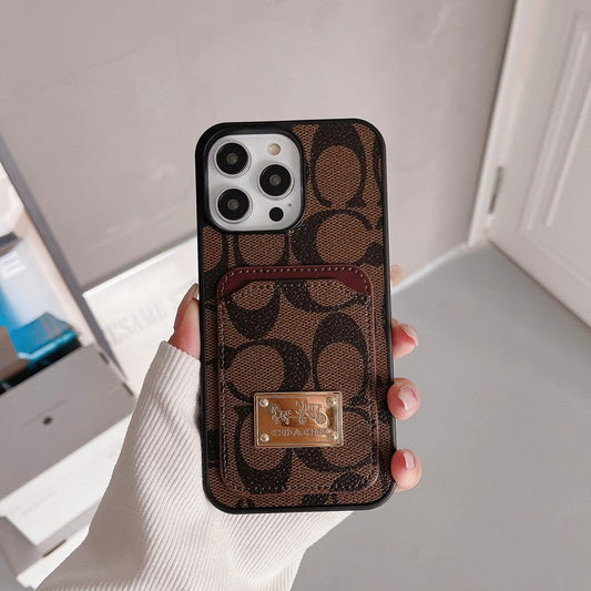 Coa Card Bag Leather iPhone Case - Iphonecasehouse