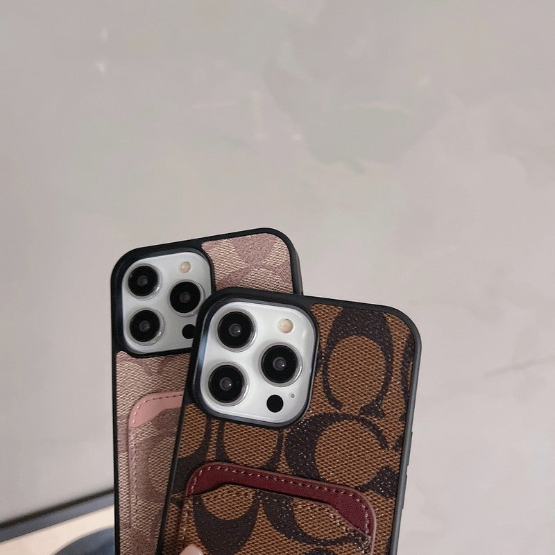 Coa Card Bag Leather iPhone Case - Iphonecasehouse