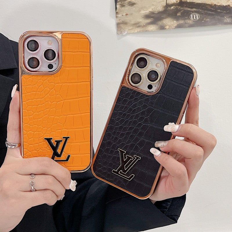 Lou Crocodile Pattern Color iPhone Case - Iphonecasehouse