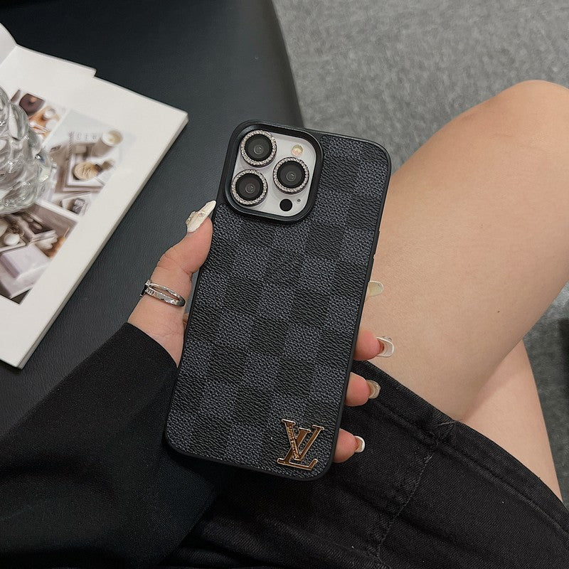 Lou Classic Leather iPhone Case - Iphonecasehouse