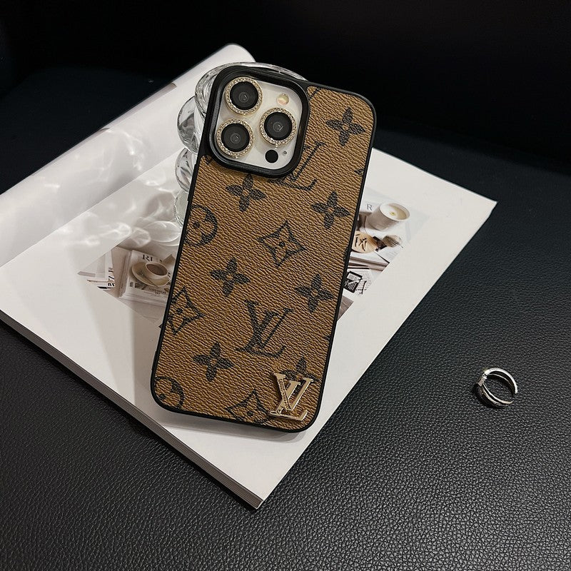 Lou Classic Leather iPhone Case - Iphonecasehouse