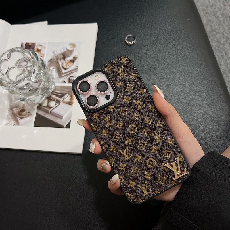 Lou Classic Leather iPhone Case - Iphonecasehouse