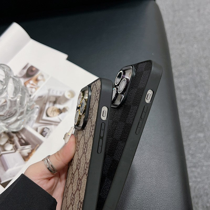 Lou Classic Leather iPhone Case - Iphonecasehouse