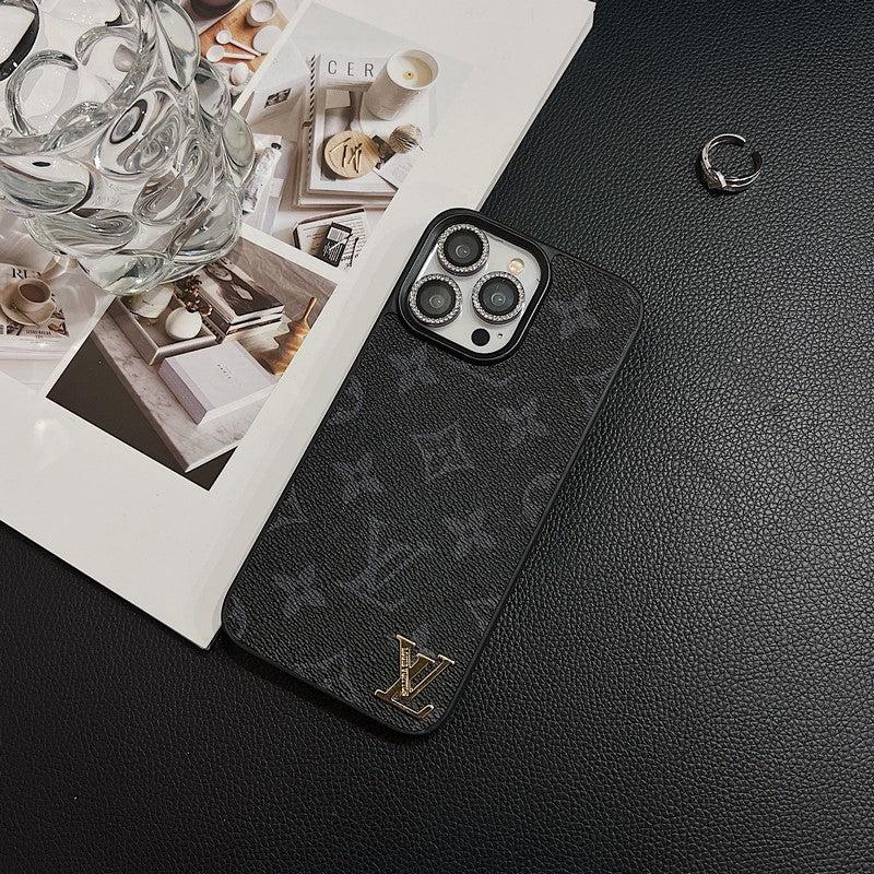 Lou Classic Leather iPhone Case - Iphonecasehouse