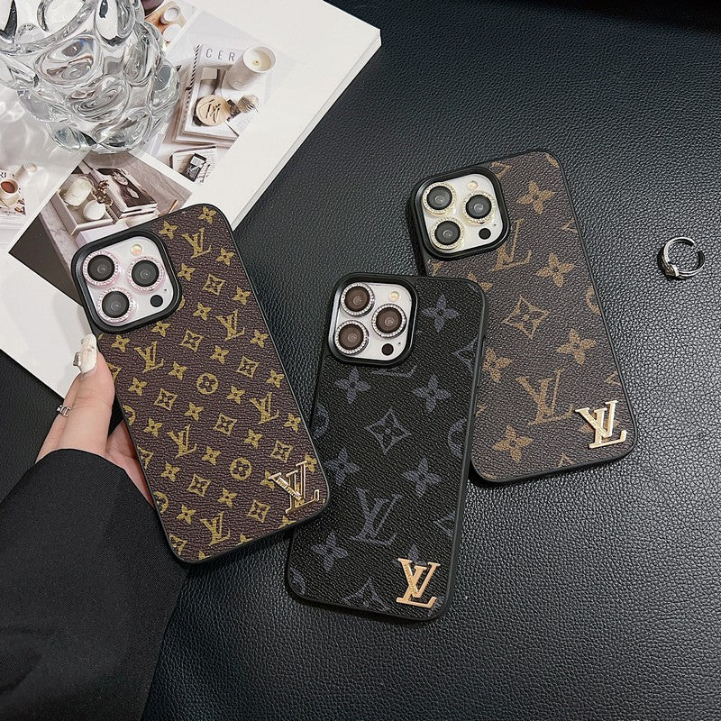 Lou Classic Leather iPhone Case - Iphonecasehouse
