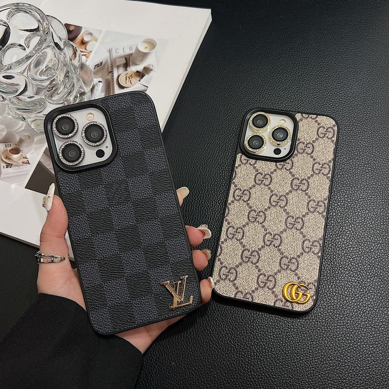 Lou Classic Leather iPhone Case - Iphonecasehouse