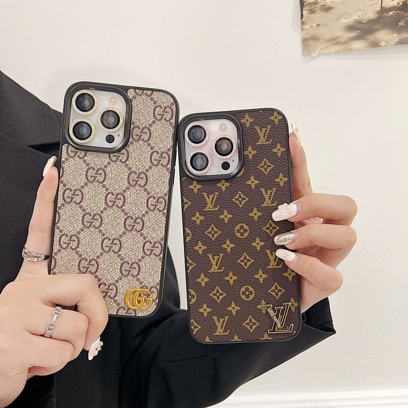 Lou Classic Leather iPhone Case - Iphonecasehouse
