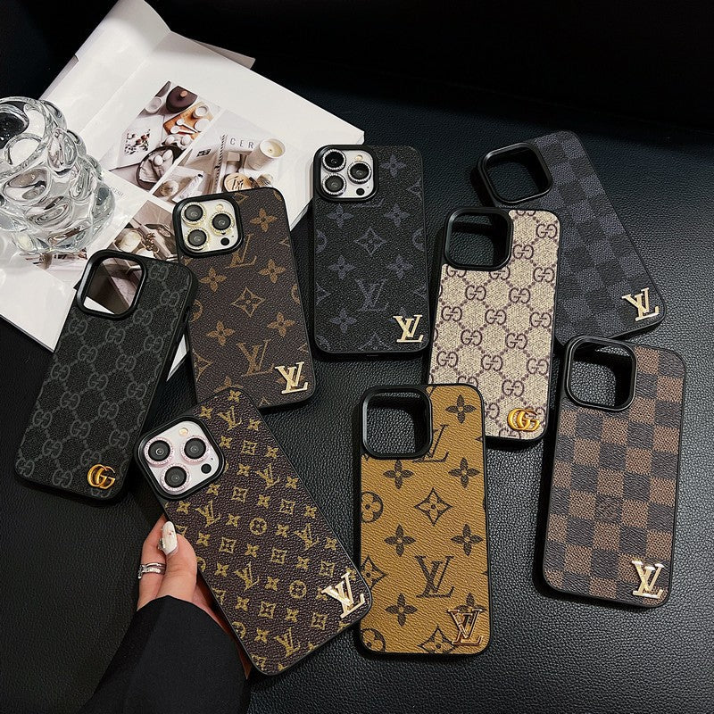 Lou Classic Leather iPhone Case - Iphonecasehouse