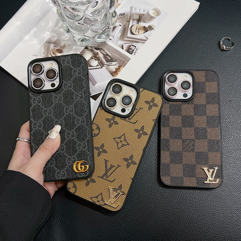 Lou Classic Leather iPhone Case - Iphonecasehouse