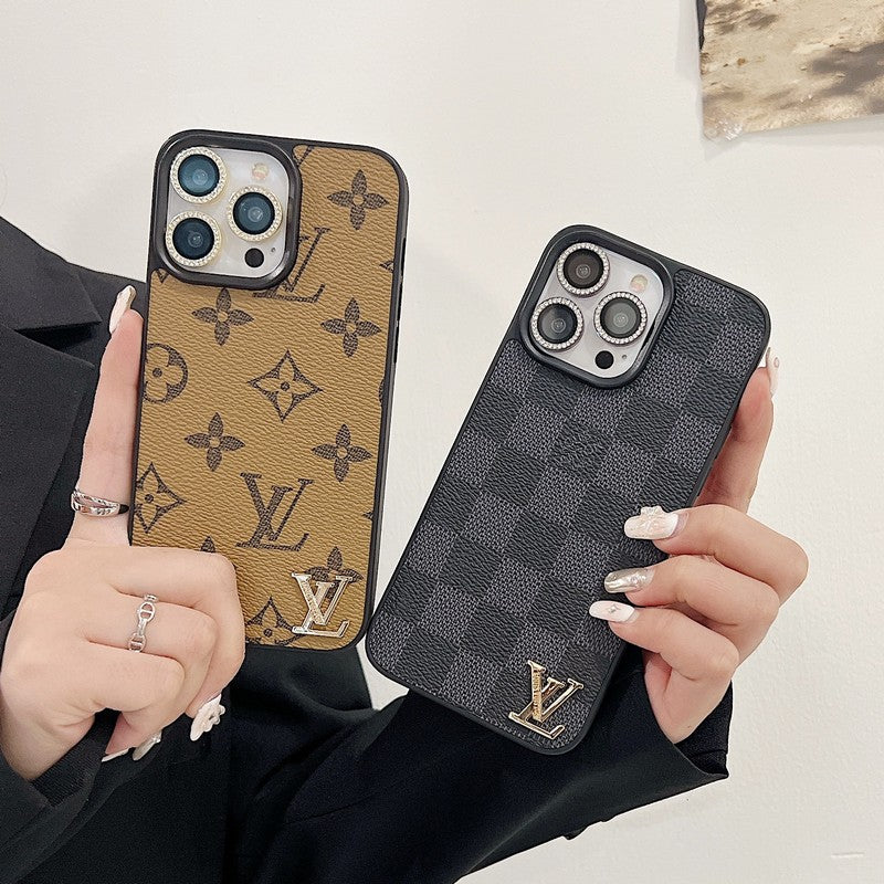 Lou Classic Leather iPhone Case - Iphonecasehouse