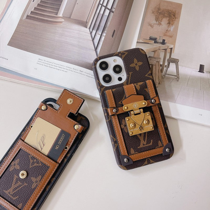 GG Lou Card Holder iPhone Case - Iphonecasehouse