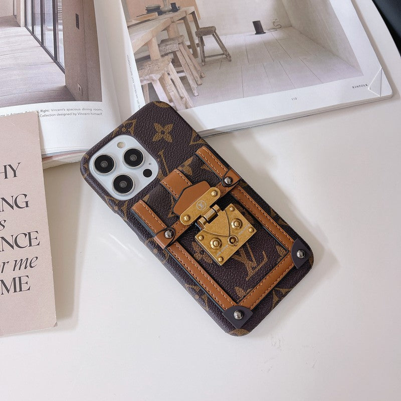 GG Lou Card Holder iPhone Case - Iphonecasehouse