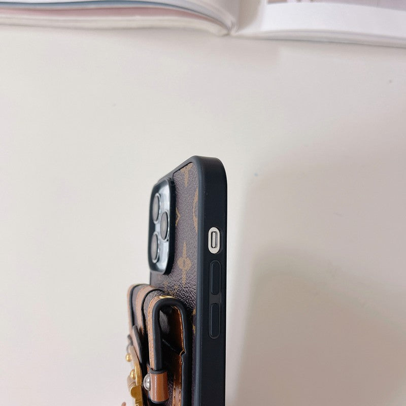 GG Lou Card Holder iPhone Case - Iphonecasehouse
