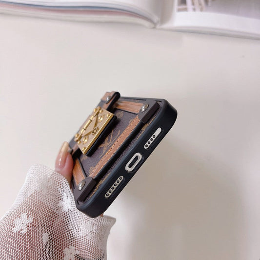 GG Lou Card Holder iPhone Case - Iphonecasehouse