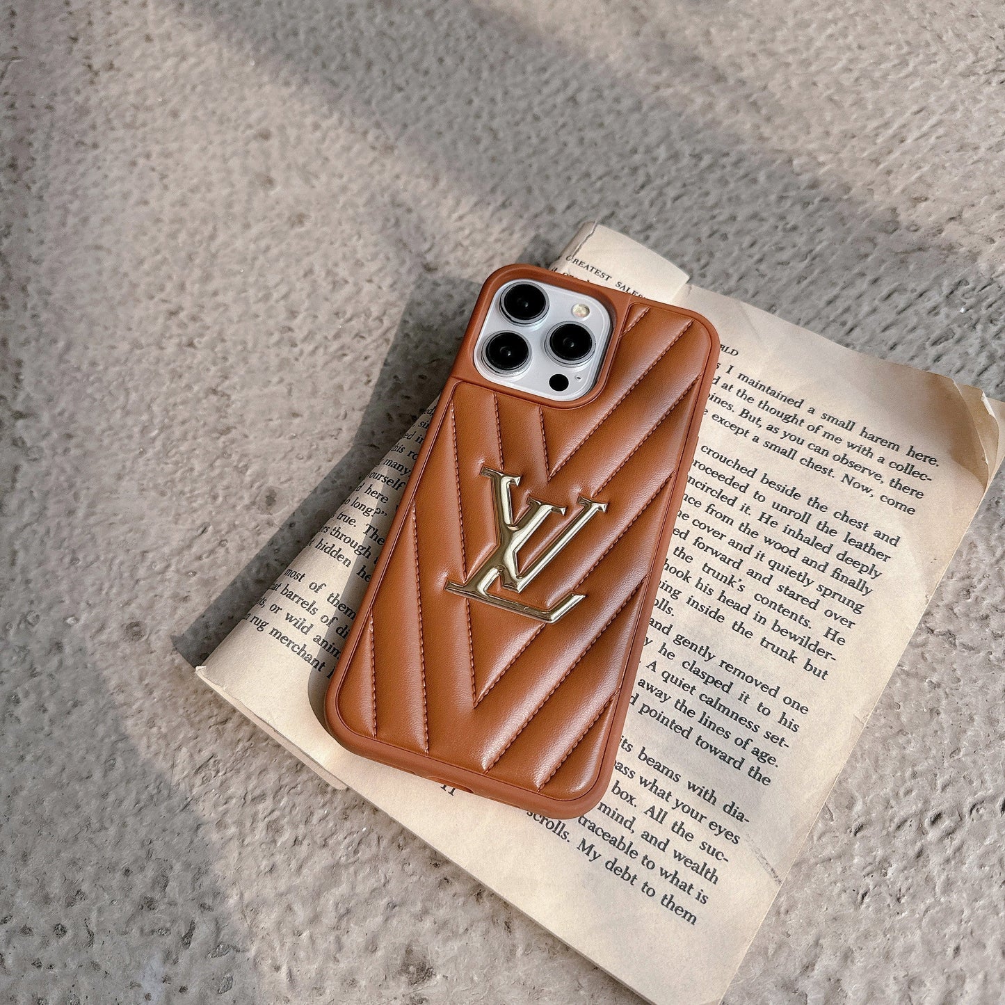 Lou Leather iPhone Case - Iphonecasehouse