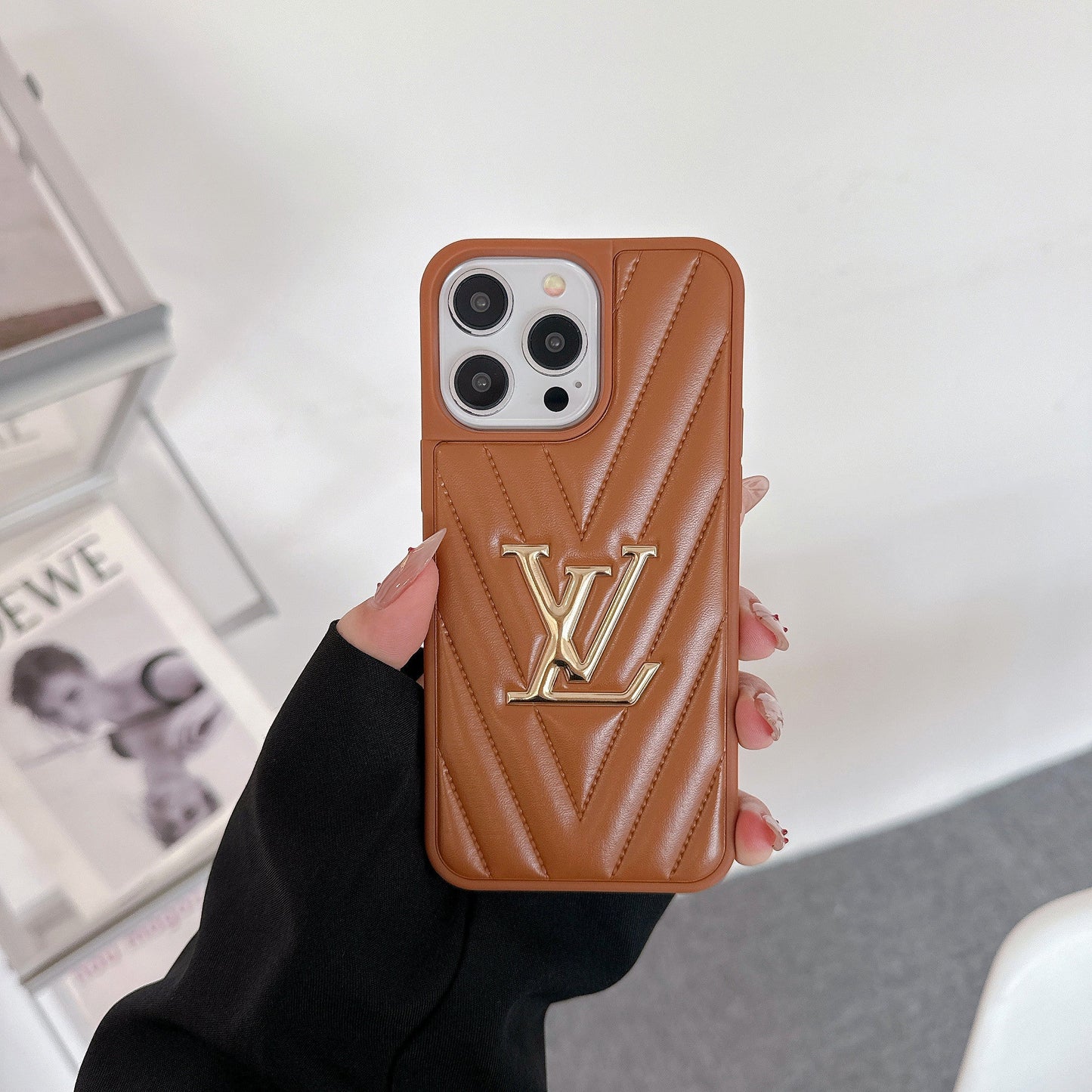 Lou Leather iPhone Case - Iphonecasehouse