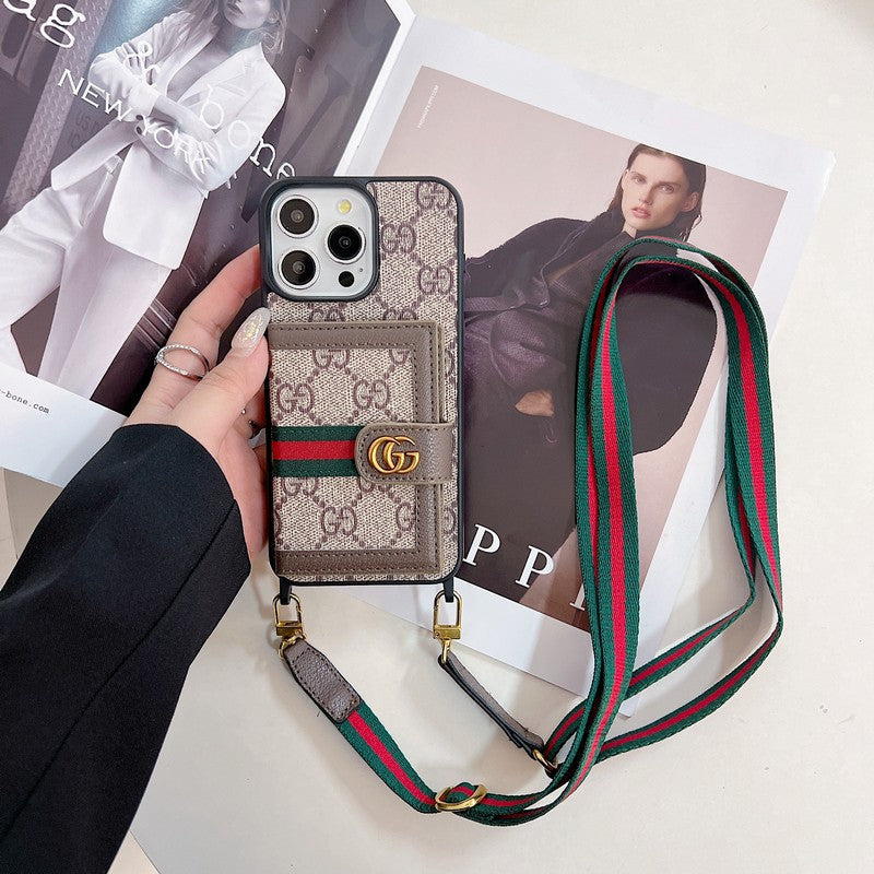 GG Card Bag Crossbody iPhone Case - Iphonecasehouse