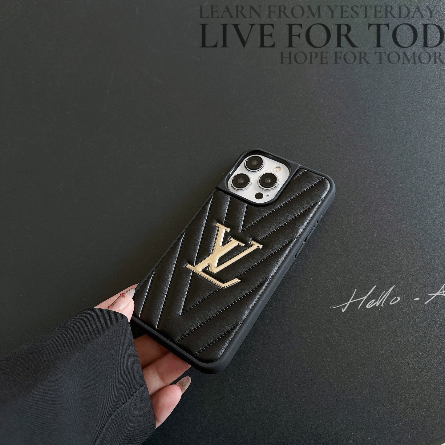 Lou Leather iPhone Case - Iphonecasehouse