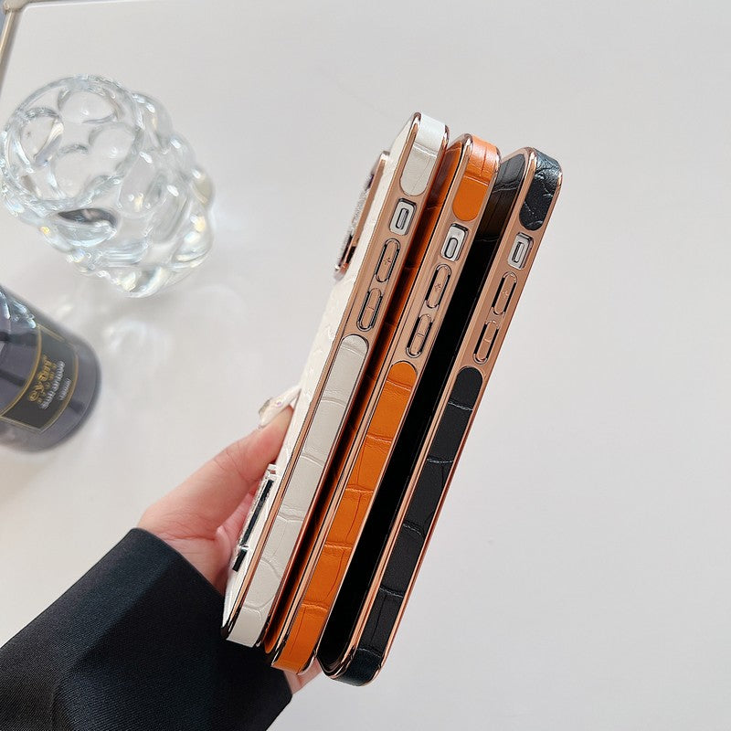 Lou Diamond Logo Rose Gold iPhone Case - Iphonecasehouse
