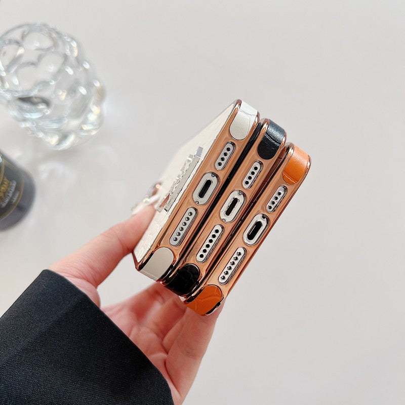 Lou Diamond Logo Rose Gold iPhone Case - Iphonecasehouse