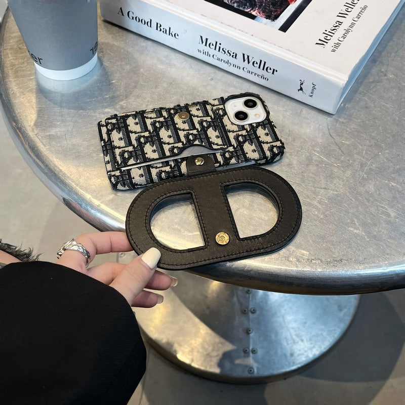 CD Bracket Card Bag iPhone Case - Iphonecasehouse