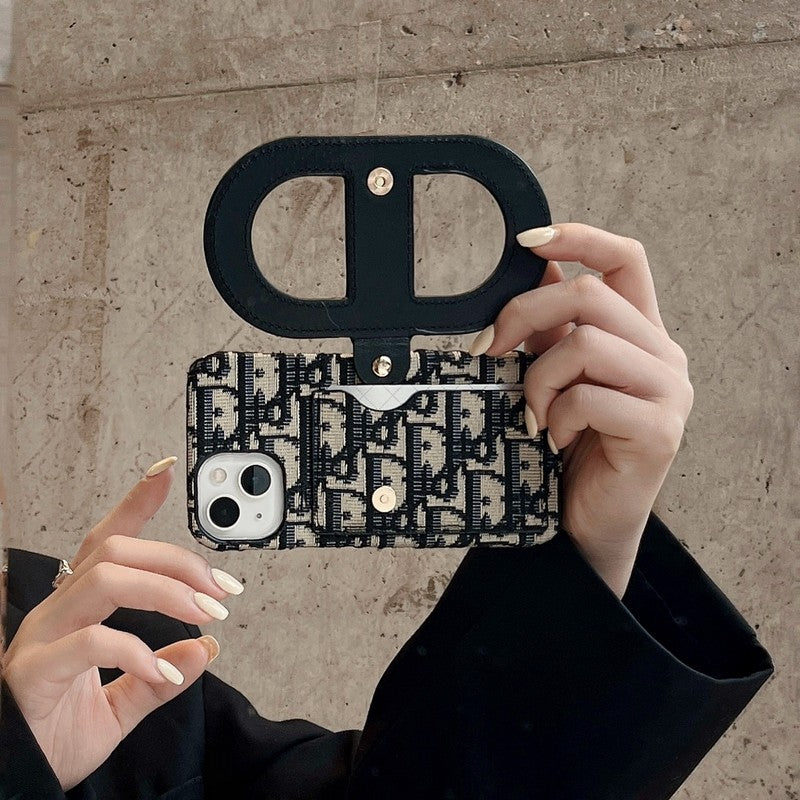 CD Bracket Card Bag iPhone Case - Iphonecasehouse