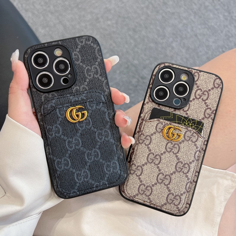 GG Card Bag Classic iPhone Case - Iphonecasehouse