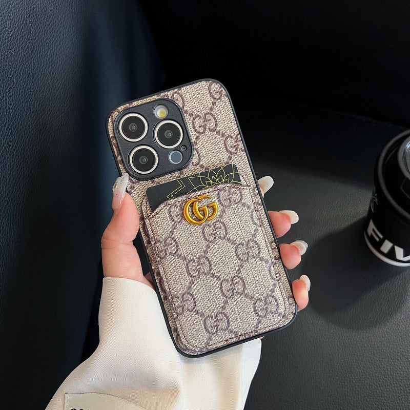GG Card Bag Classic iPhone Case - Iphonecasehouse