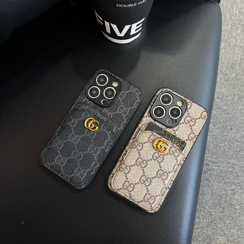 GG Card Bag Classic iPhone Case - Iphonecasehouse