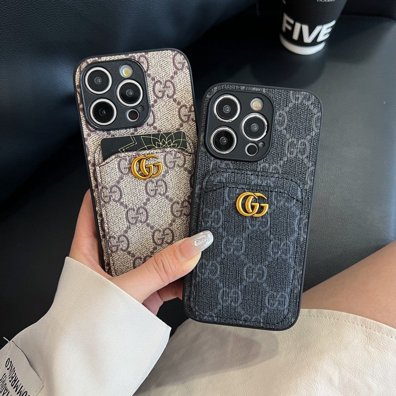 GG Card Bag Classic iPhone Case - Iphonecasehouse