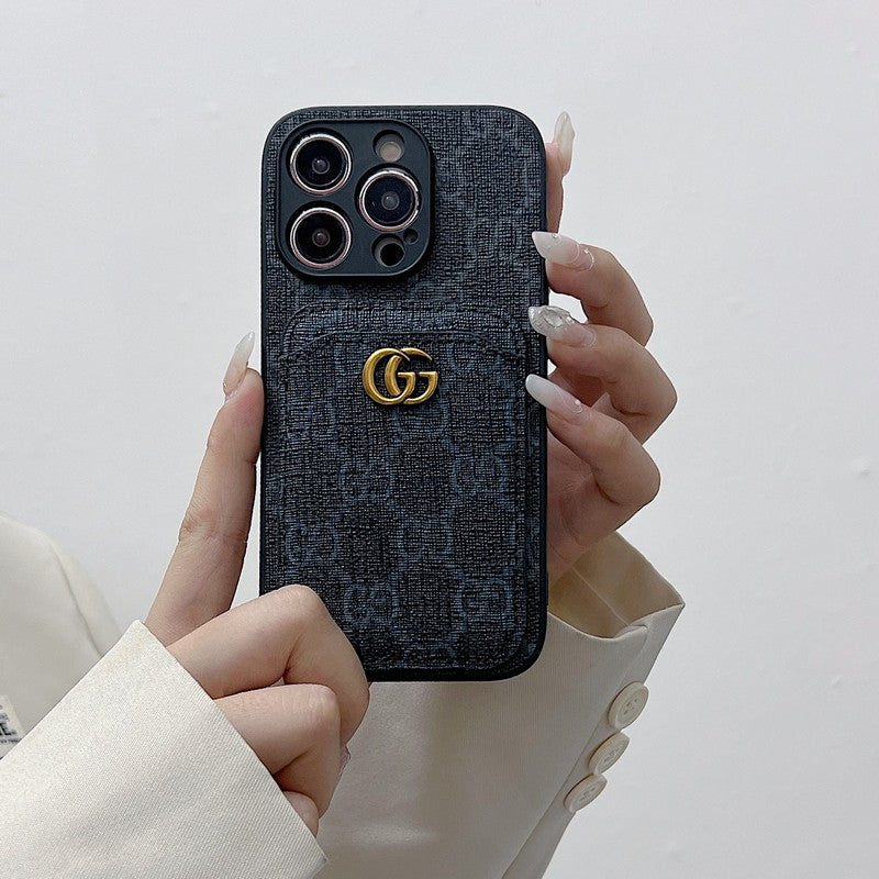 GG Card Bag Classic iPhone Case - Iphonecasehouse
